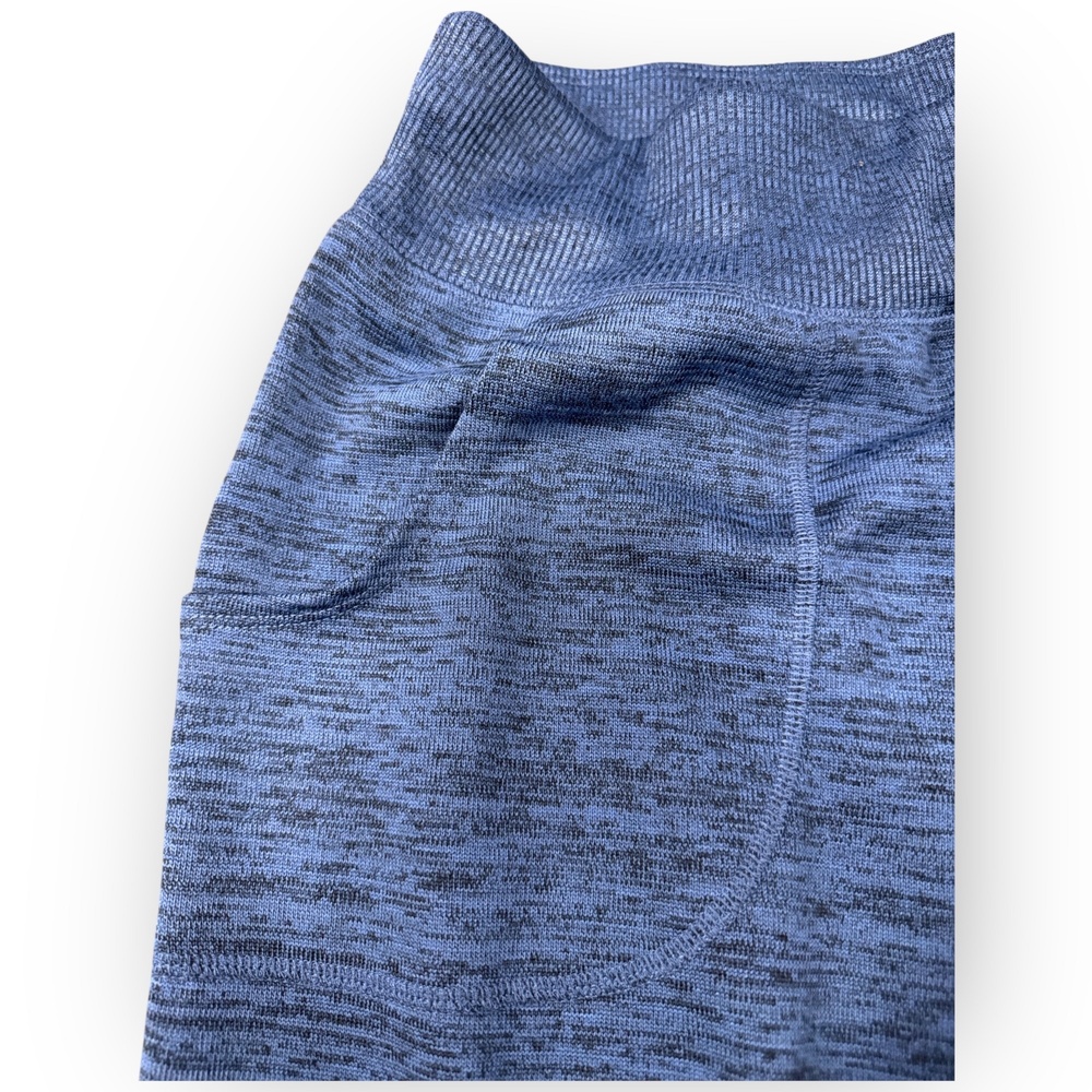NWT Xersion Women’s Relaxed Fit Cropped Jogger Pants – Blue Space Dye – Size L - Picture 3 of 6